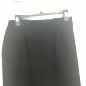 Black above the knee tailored skirt
